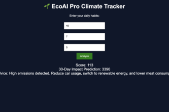 EcoAI Pro: Smart Climate Action Assistant