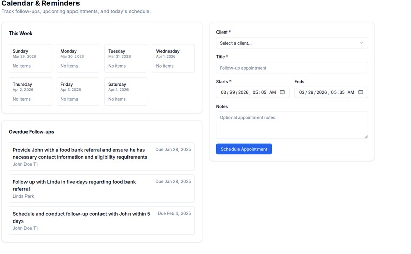  CareTrack - a full AI-powered case manager – screenshot 4