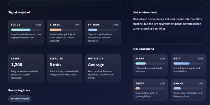 NeuroSense – screenshot 3