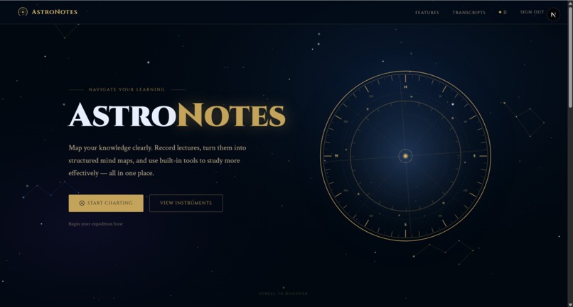 AstroNotes – screenshot 1