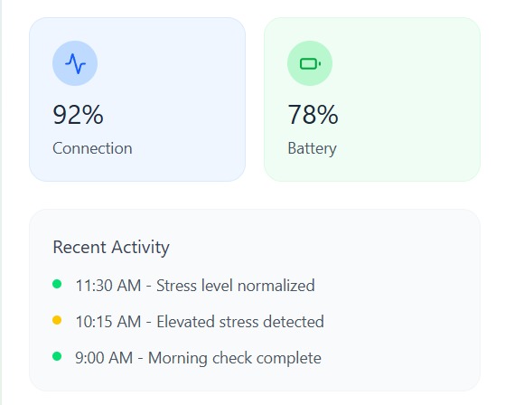 CalmBand – screenshot 1