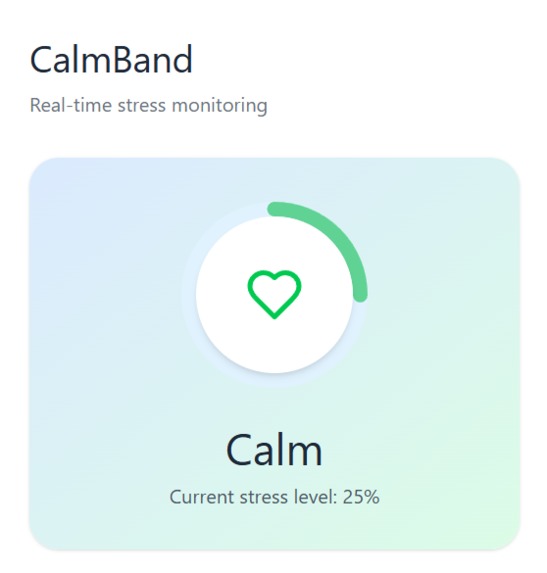 CalmBand – screenshot 2