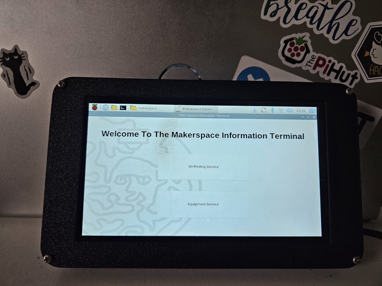 Makerspace Information Terminal – screenshot 1