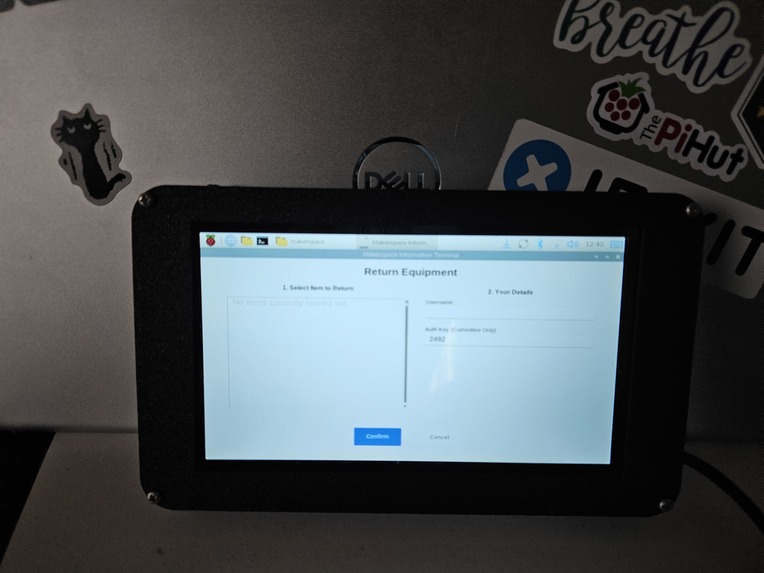 Makerspace Information Terminal – screenshot 5