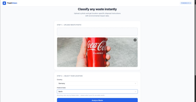 TrashVision – screenshot 1