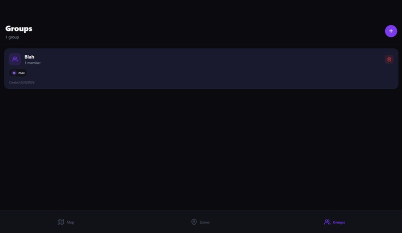 Explorations in Asynchronous GPS-Based Social Interaction – screenshot 2