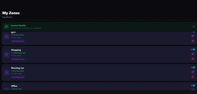 Explorations in Asynchronous GPS-Based Social Interaction – screenshot 4