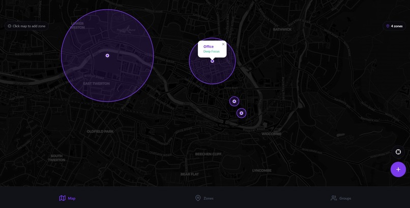 Explorations in Asynchronous GPS-Based Social Interaction – screenshot 1