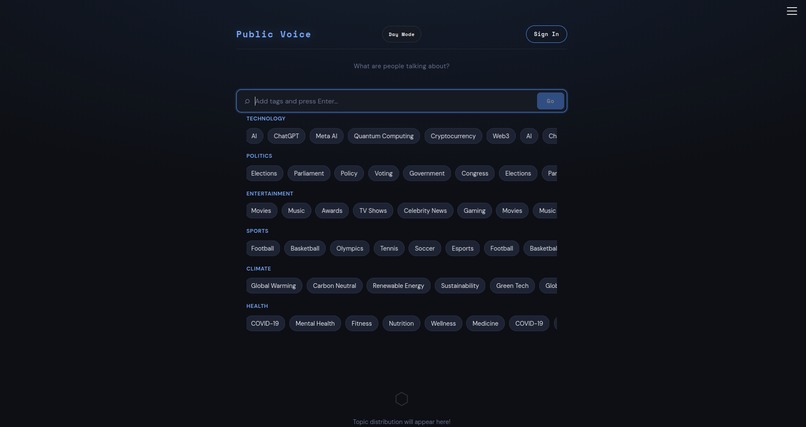 Public Voice – screenshot 1