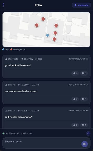 Explorations in Asynchronous GPS-Based Social Interaction – screenshot 6