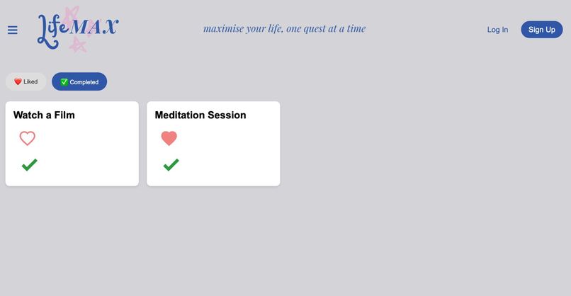 LifeMax  – screenshot 2