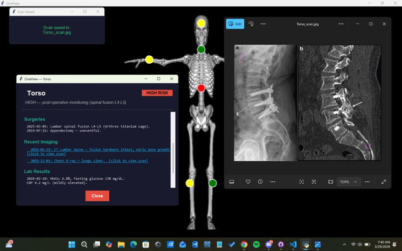 OneView – screenshot 3