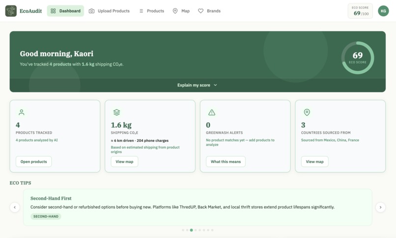 Eco-Audit – screenshot 3