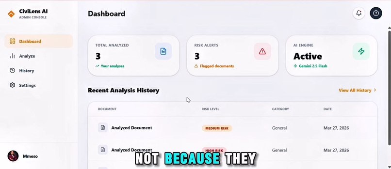 CiviLens AI – screenshot 1