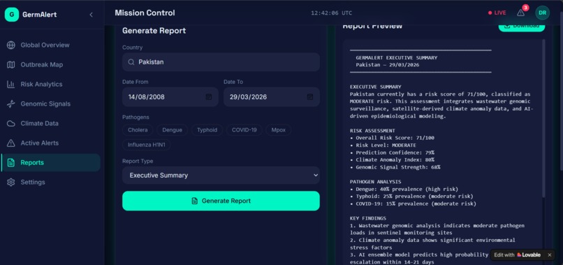 GermAlert – screenshot 2