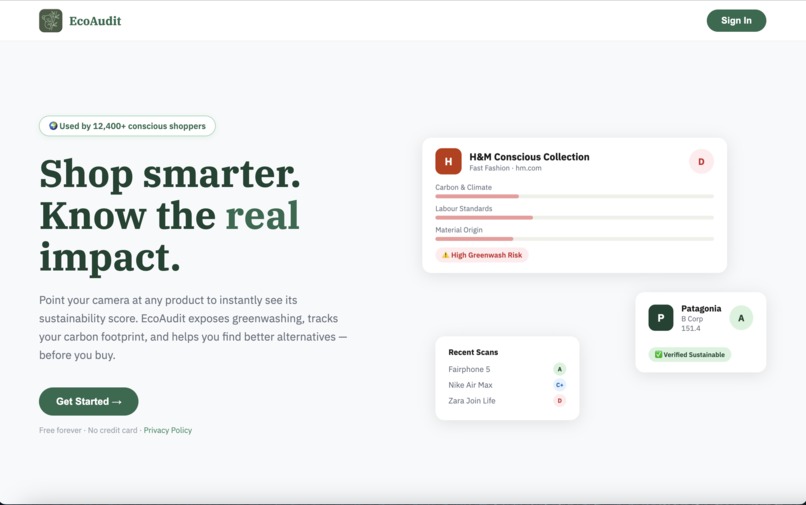 Eco-Audit – screenshot 1