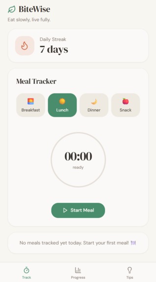 BiteWise – screenshot 1