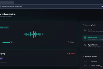 AI Health Radio: Hybrid Edge-AI Broadcast