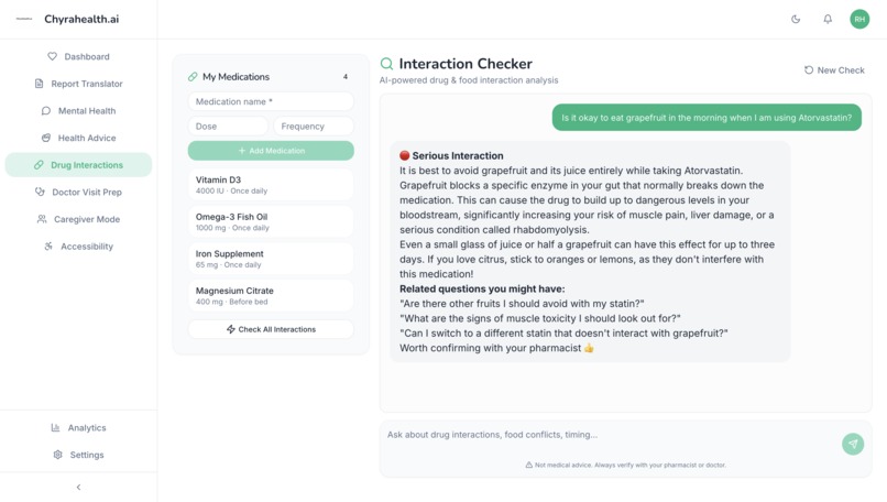 Chyrahealth.ai – screenshot 6