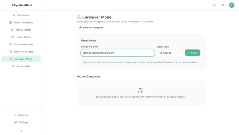 Chyrahealth.ai – screenshot 8
