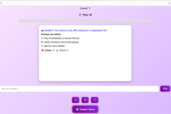 “SheShield: AI Survival Simulator”
