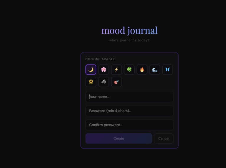 MoodJournal – screenshot 2