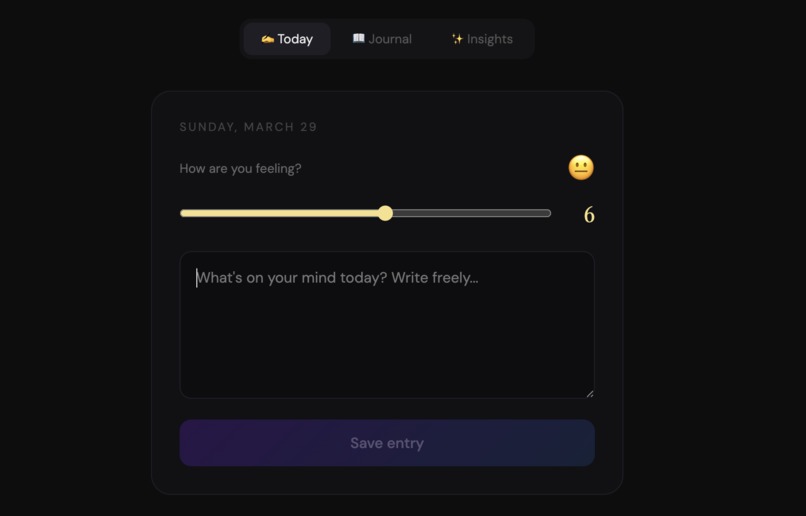 MoodJournal – screenshot 3