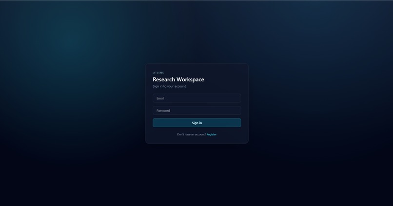 LitLens – screenshot 2
