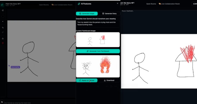 PaintTheStory.NFT – screenshot 1