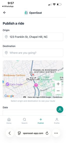 OpenSeat – screenshot 3