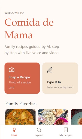 Comida de mama  – screenshot 1