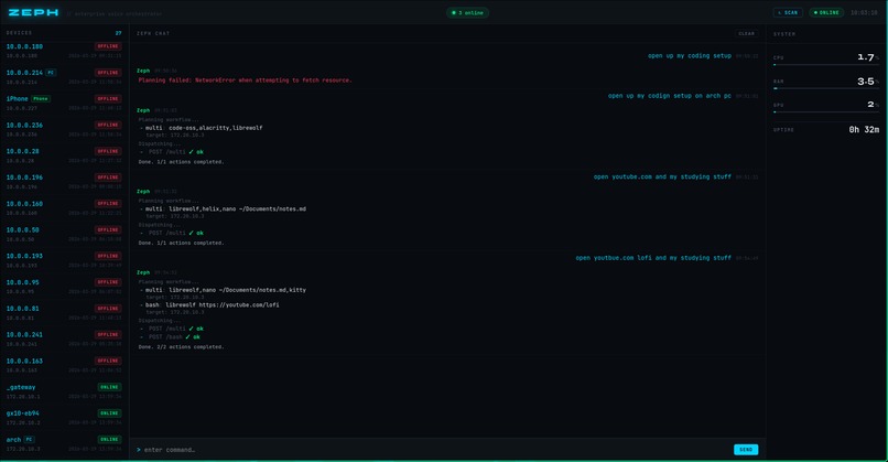 zeph – screenshot 1