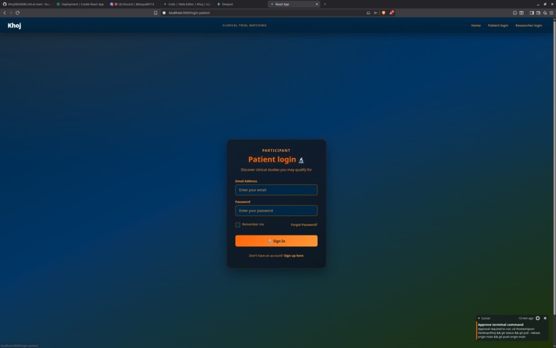 Khoj – screenshot 1