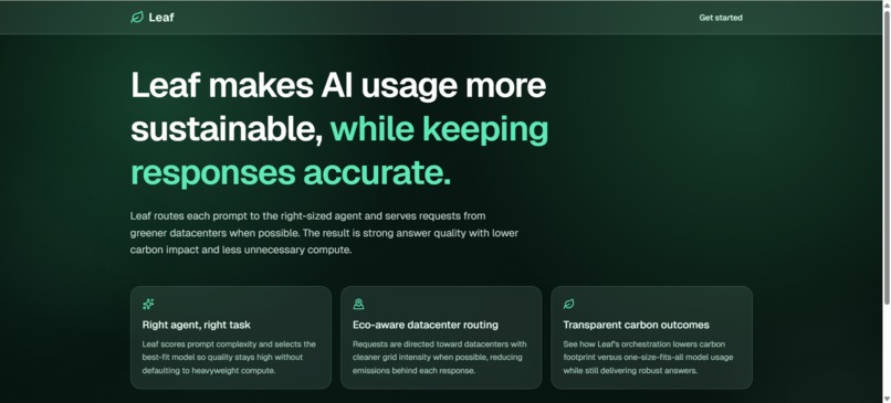 Leaf - A Modern, Sustainable LLM Interface – screenshot 4