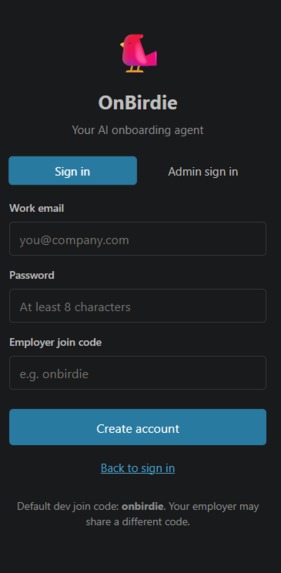 Onbirdie – screenshot 1