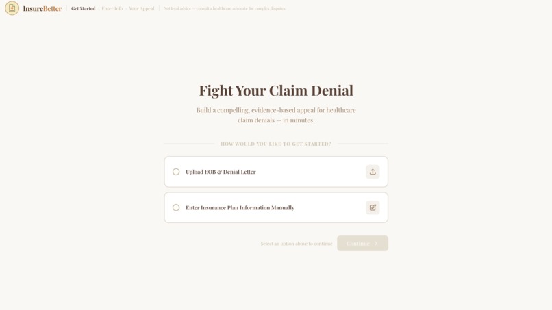 InsureBetter  – screenshot 1