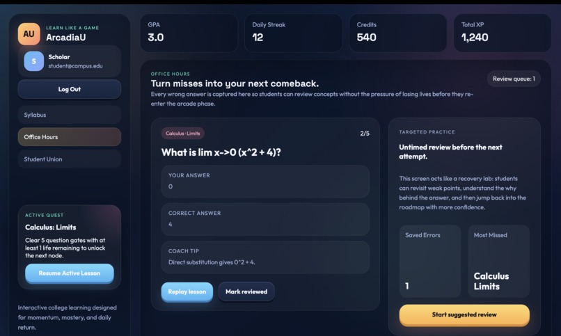 ArcadiaU – screenshot 2