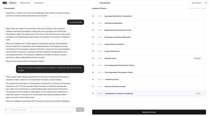 CourseStack – screenshot 1