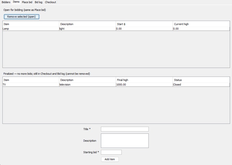 Bid Tracker – screenshot 3