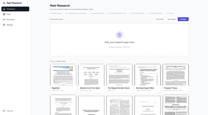 ReelResearch – screenshot 1