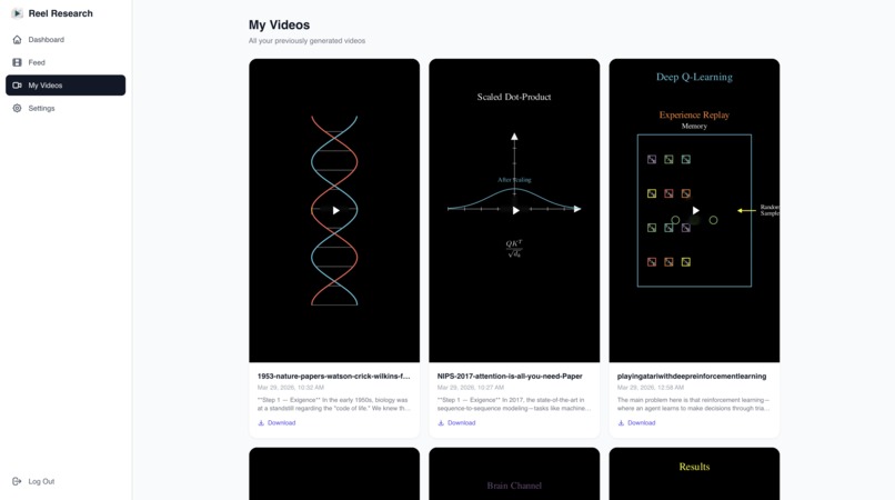 ReelResearch – screenshot 3