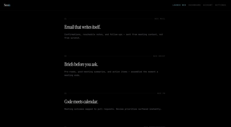 Neo – screenshot 2
