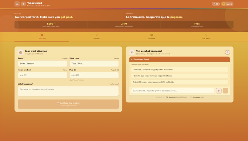 WageGuard – screenshot 2