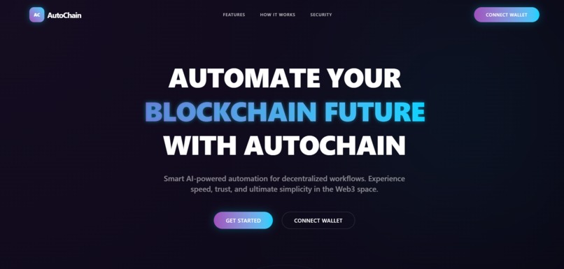 AutoChain — Immutable Telemetry for Autonomous Fleets – screenshot 1
