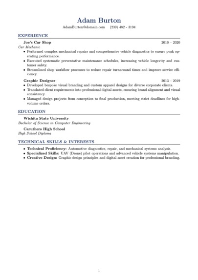 EZResume – screenshot 4
