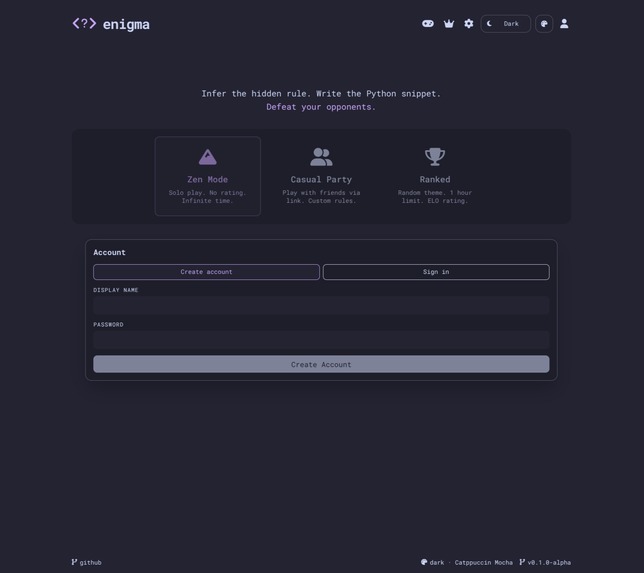 Enigma – screenshot 1