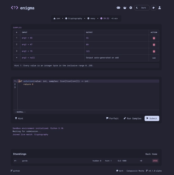 Enigma – screenshot 2