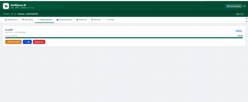 BullSpace AI — USF Smart Library System – screenshot 8