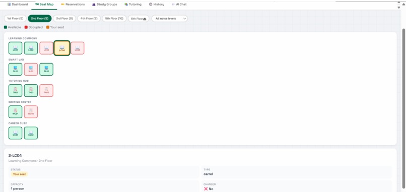 BullSpace AI — USF Smart Library System – screenshot 6