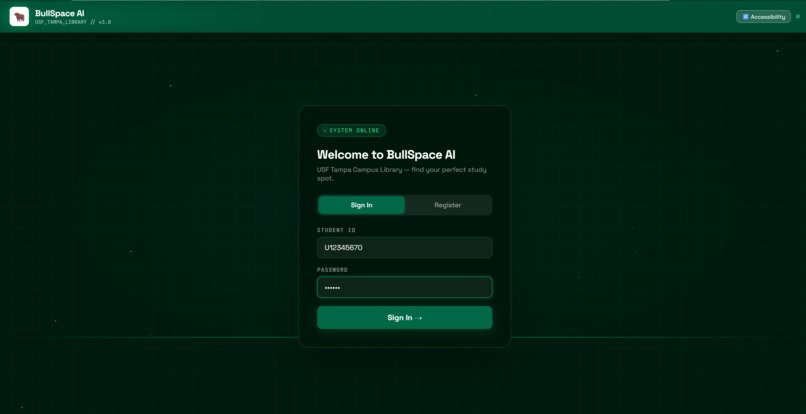 BullSpace AI — USF Smart Library System – screenshot 4